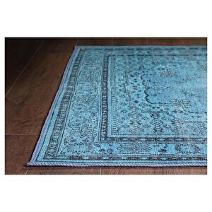 Dorian Şönil Dokuma  Mavi Halı AL 28 75x300 cm
