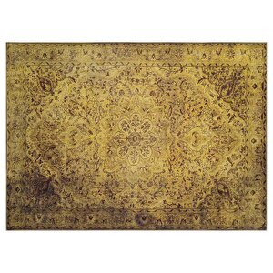 Blues Şönil Dokuma  Sarı Halı AL 24 75x150 cm