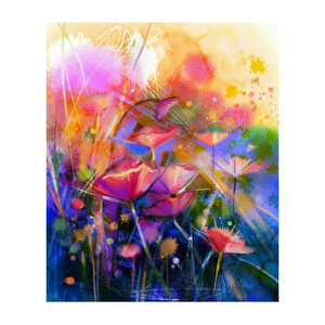 Çiçek Kanvas Tablo Cige-2407 50x70 cm