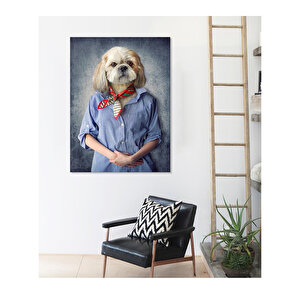 Dog Dev Boyut Kanvas  Tablo Hapo-113 75x100 cm