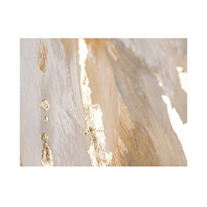 Soyut Varaklı Yağlı Boya Dokulu  Tablo Soge-4376 100x150 cm