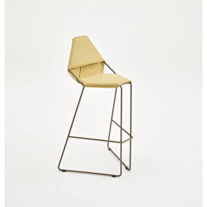 Delta Bar Sandalyesi 2 Adet Sarı 65 cm