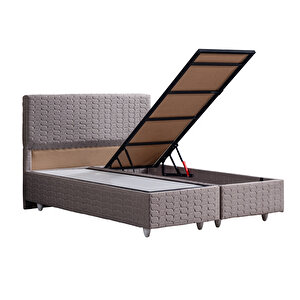 Stella Çift Kişilik Baza Başlık Real Pedli Ortopedik Yatak Seti 140x190 cm