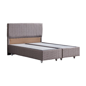 Stella Çift Kişilik Baza Başlık Real Pedli Ortopedik Yatak Seti 140x190 cm