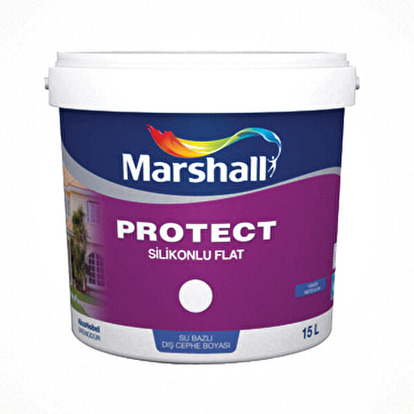 Marshall Protect Silikonlu Dış Cephe Boyası 15 Litre Beyaz