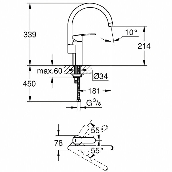 Grohe
    Wave Cosmopolitan Eviye Bataryası 23225000_4