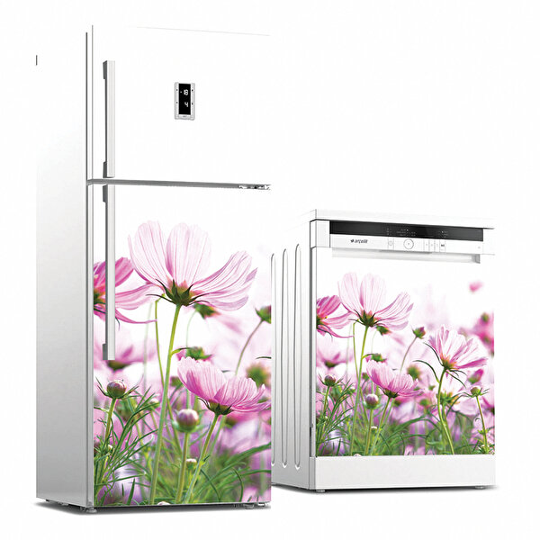 Tusador Tilki Dünyası Buzdolabı Ve Bulaşık Makinesi Takım Sticker 0008