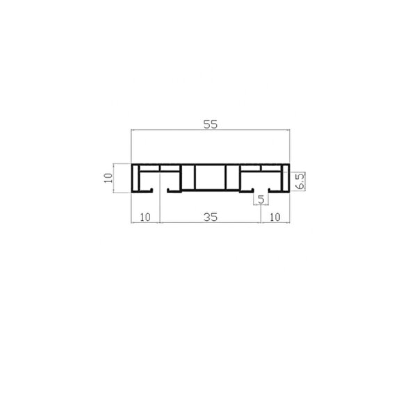 Slimflex Konfor
    Classic SX PVC Korniş 2 Kanallı 250 cm_3