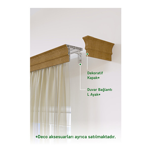 Slimflex Safir
    Deco Bella Kartonpiyerli Korniş 2 Kanallı Beyaz 150 cm_3