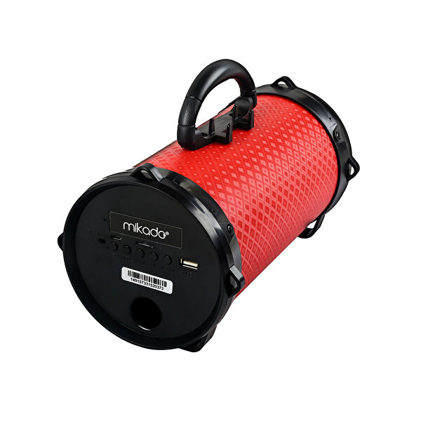 Mikado MD-BT30 Kırmızı Bluetooth AUX+USB Bluetooth Speaker_2