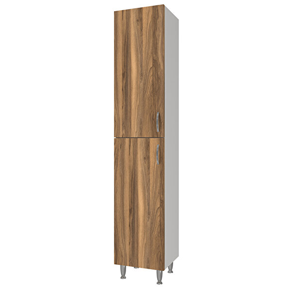 Banos
    Metal Ayaklı 2 Kapaklı 165 x 35 cm Banyo Boy Dolabı BD1 Tesbih Cevizi_0