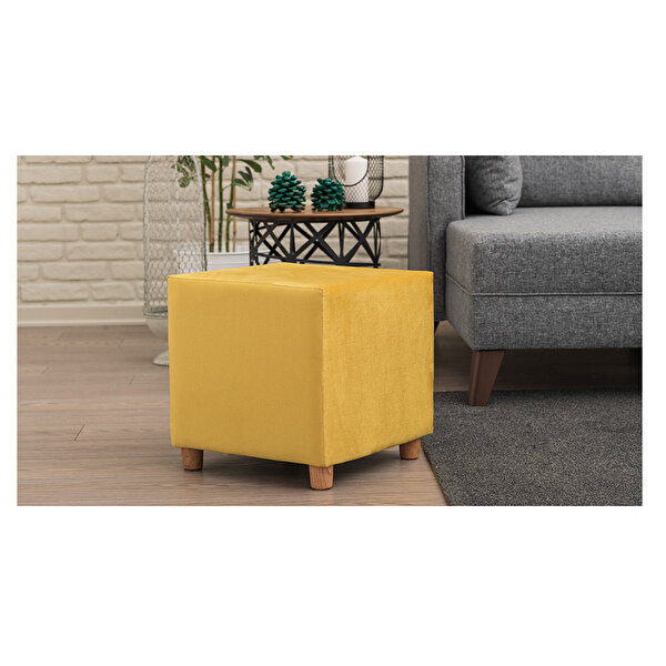 Evdebiz Daisy Puf Sarı