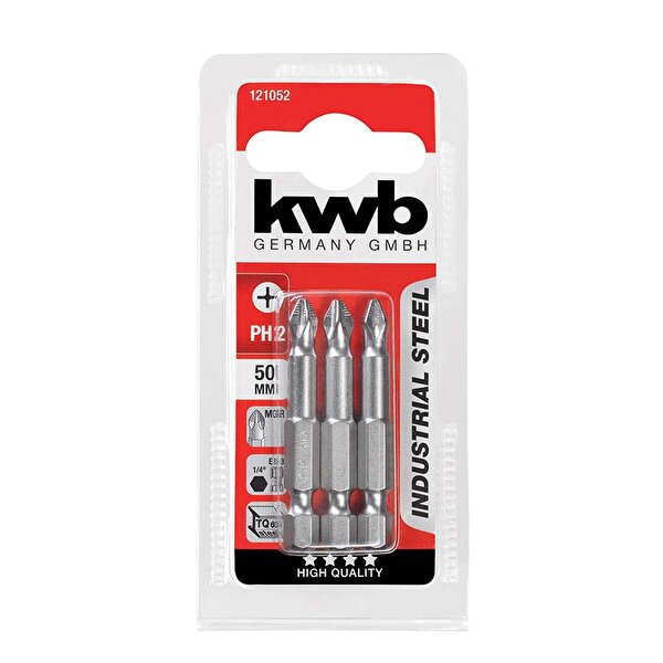 KWB
    Bits Uç Seti 3 Parça Endüstriyel PH2 50 mm_1