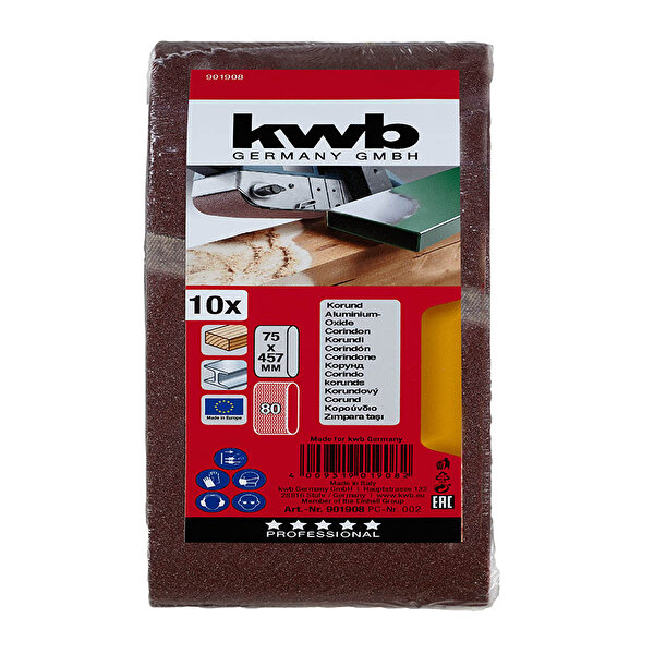KWB
    Tank Zımapara Kağıdı 75x457 mm 80 Kum_2