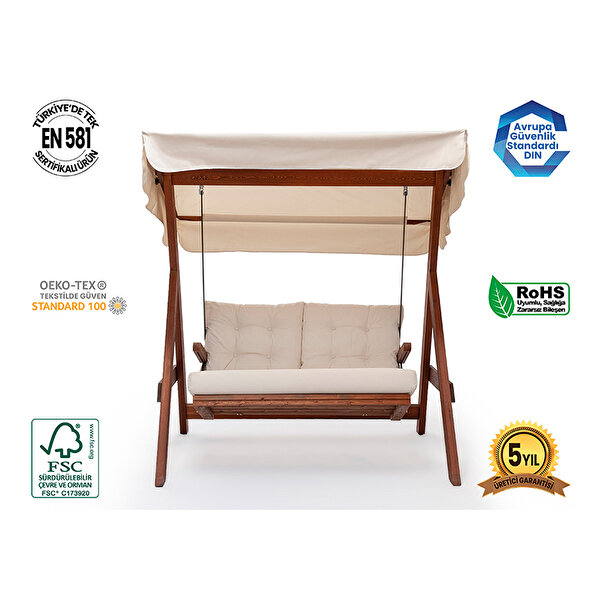 Pemode
    Helen 1700 İki Kişilik Ahşap Bahçe Salıncağı Krem_2
