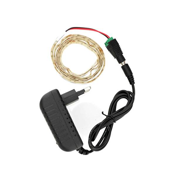 Şerit Led 1 Metre Silikonlu Set Soğuk Beyaz_2