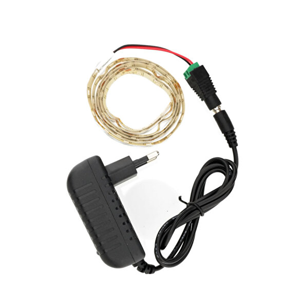 Şerit Led 1 Metre Silikonlu Set Kırmızı_2