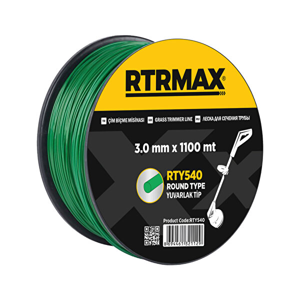 RTRMAX Tırpan Misinası Yeşil Yuvarlak 3.0mm1100m