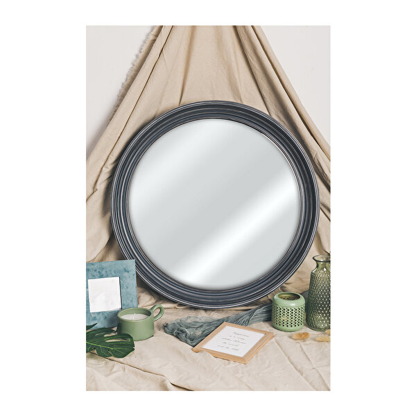 Gümüş Yuvarlak Ayna Çap 61CM-BY-004_1