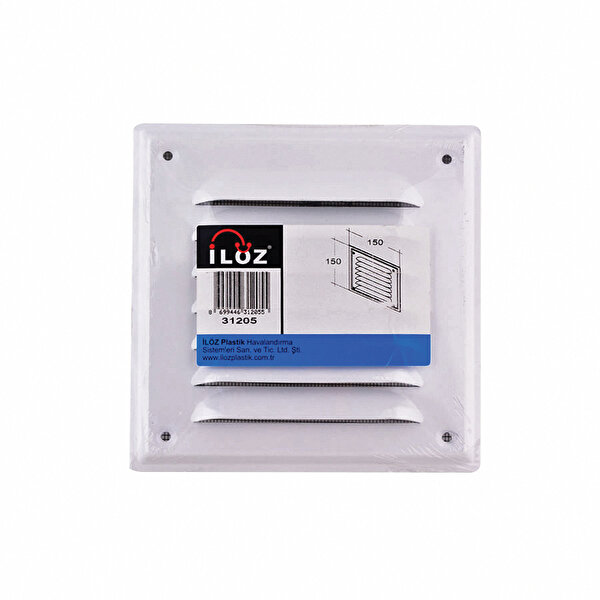 İlöz Plastik
    Alüminyum Izgara Beyaz 150x150 mm