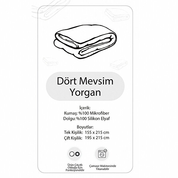 La Sera
    Dört Mevsim Yorgan Çift Kişilik_7