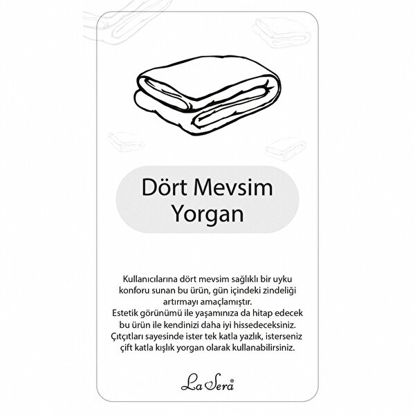 La Sera
    Dört Mevsim Yorgan Çift Kişilik_8