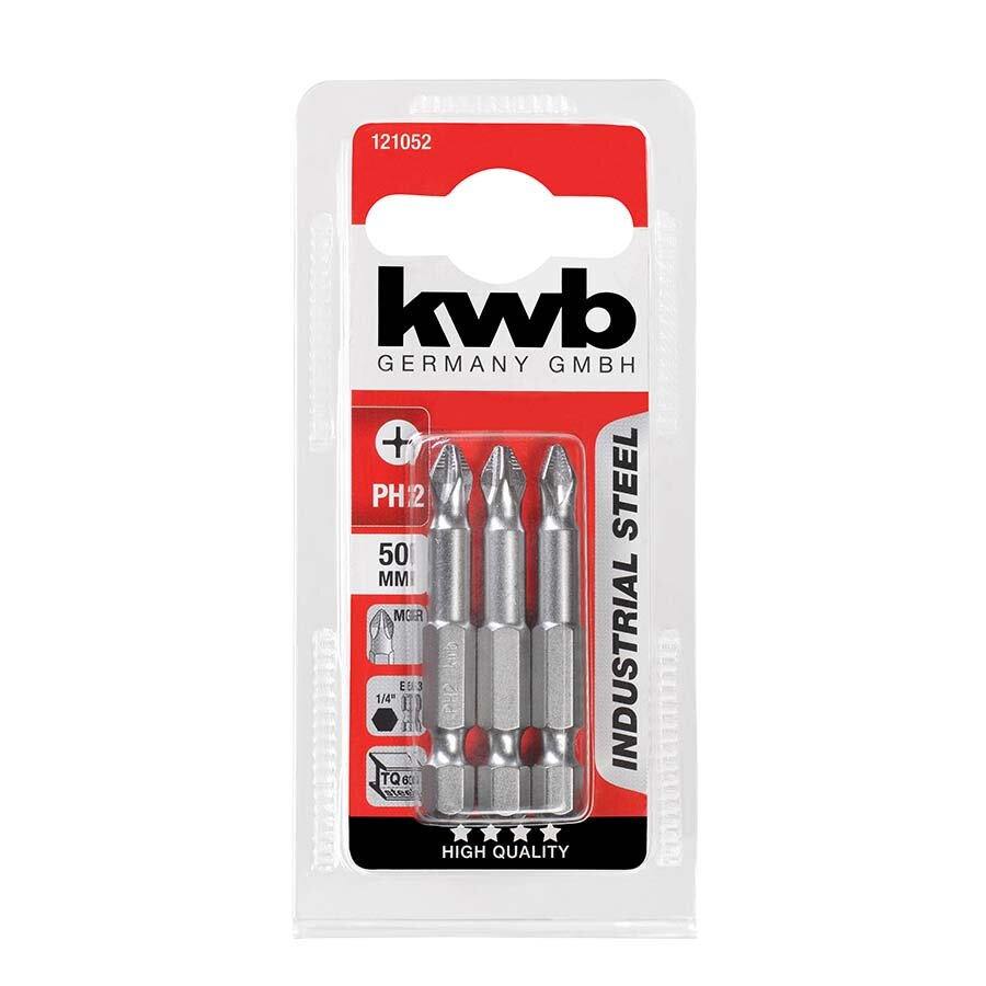 KWB
    Bits Uç Seti 3 Parça Endüstriyel PH2 50 mm_1