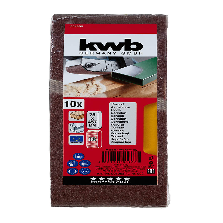 KWB
    Tank Zımapara Kağıdı 75x457 mm 80 Kum_2