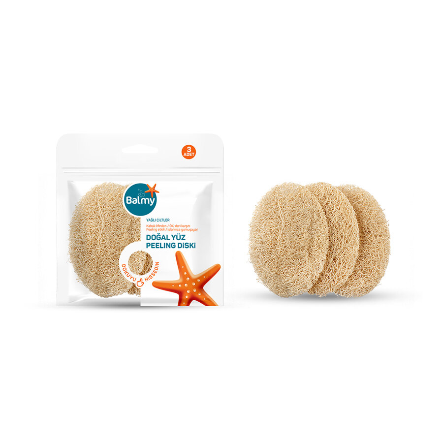 Balmy
    3'lü Loofah Peelıng Disk_0