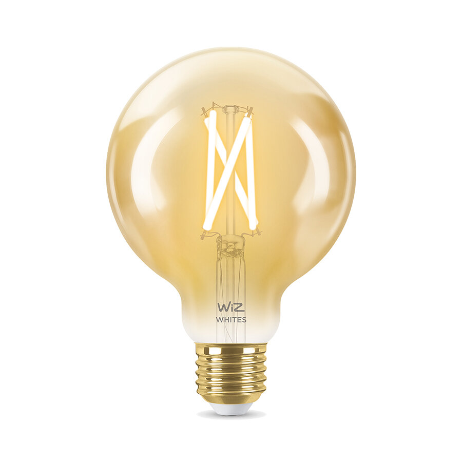 Philips
    WiZ Wi-Fi BLE Filament Amber Cam Beyaz Ambiyans 2000K - 5000K 7 - 50W G95 Globe Tip E27 1PF/6 Akıllı Ampul_0