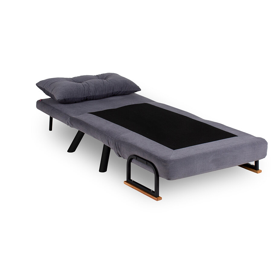 Futon
    Pafu Sando Tekli Katlanır Pedli Yataklı Koltuk Gri_3