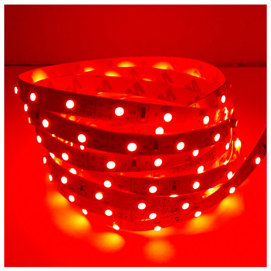 Şerit Led 1 Metre Silikonlu Set Kırmızı_0
