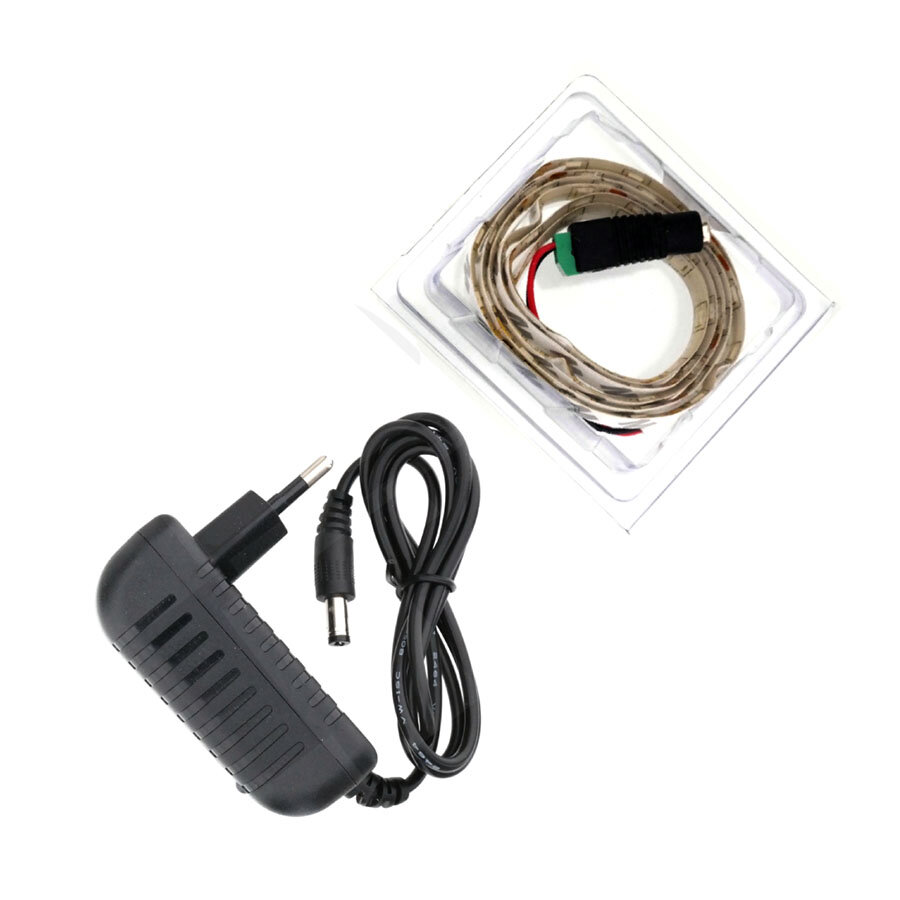 Şerit Led 1 Metre Silikonlu Set Kırmızı_1