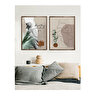 Good Things Çerçeveli Tablo Set 40x50 Cm Ceviz