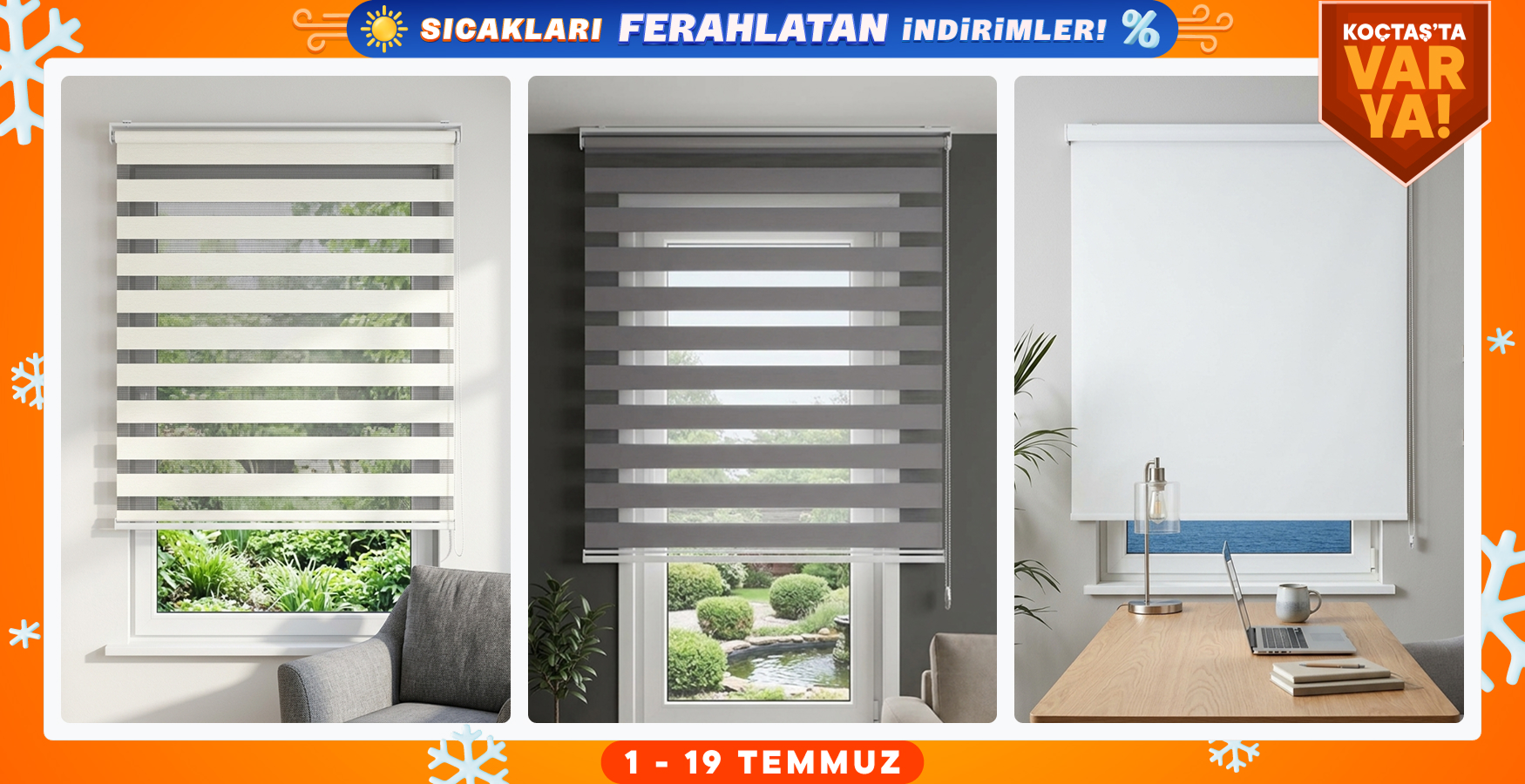 Seçili Stor Perdelerde Sepette %30 İndirim!