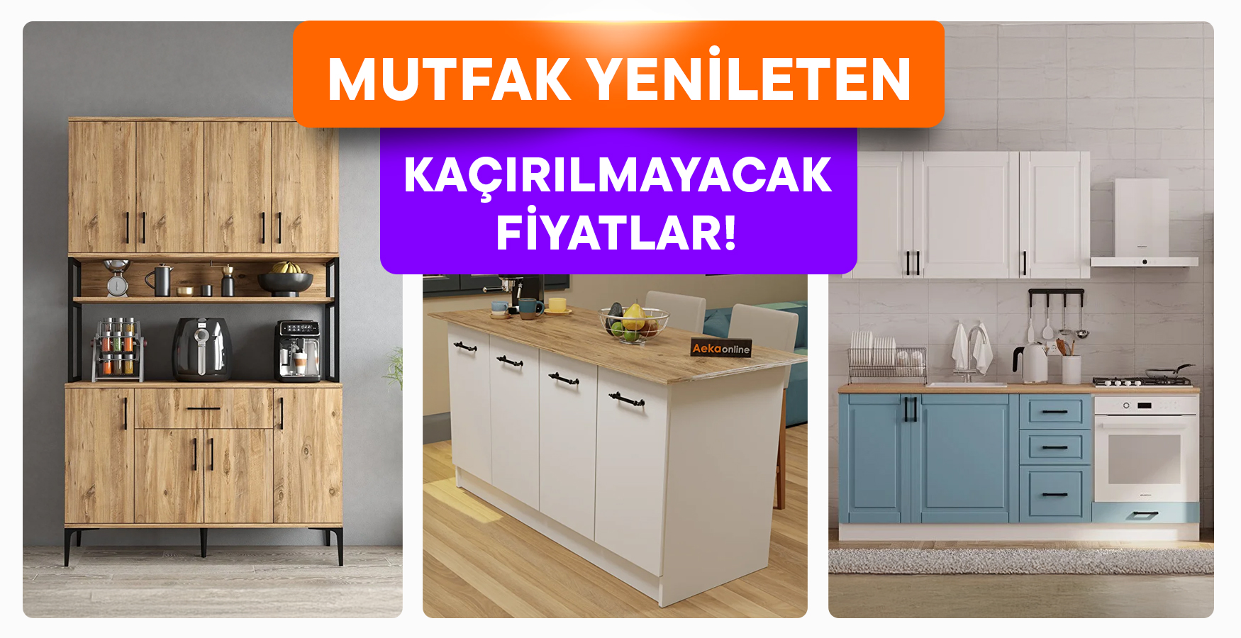  Hazır Mutfak Dolaplarında Fırsat!