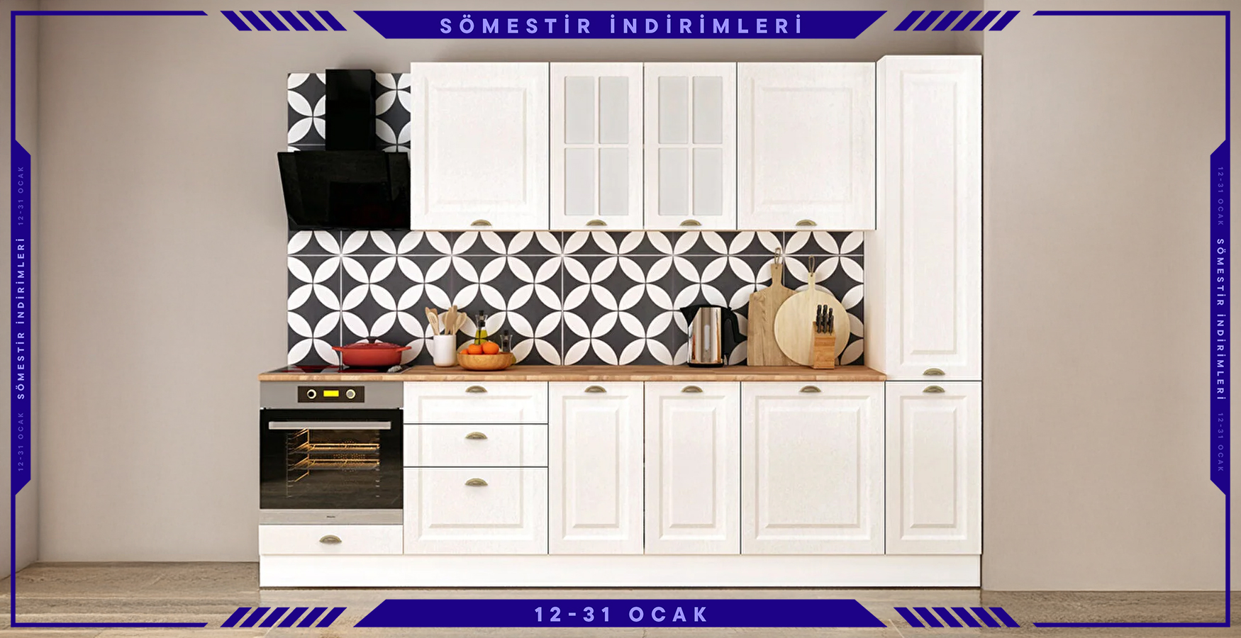 Hazır Mutfak Dolaplarında Süper Fırsat!