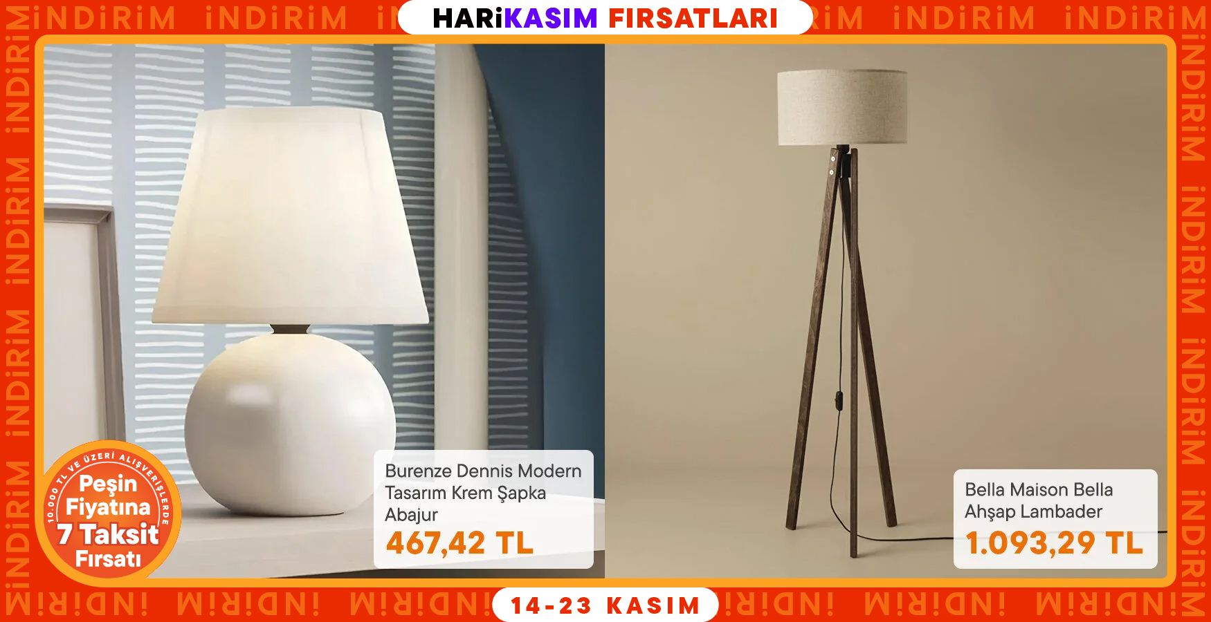 Uygun Fiyatlar Seni Bekliyor! Aydınlatmalar