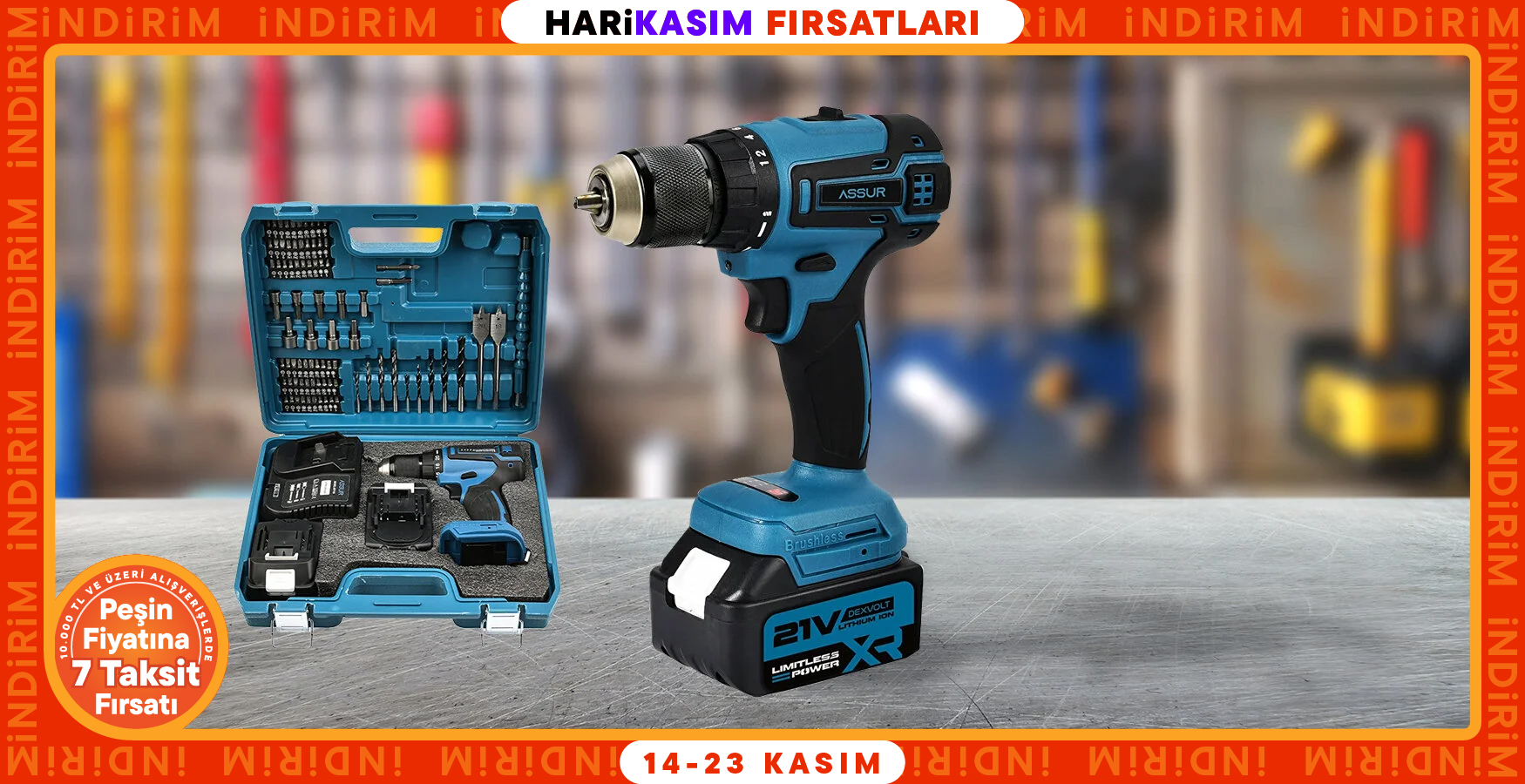 Seçili Assur El Aletlerinde Sepette %25 İndirim!