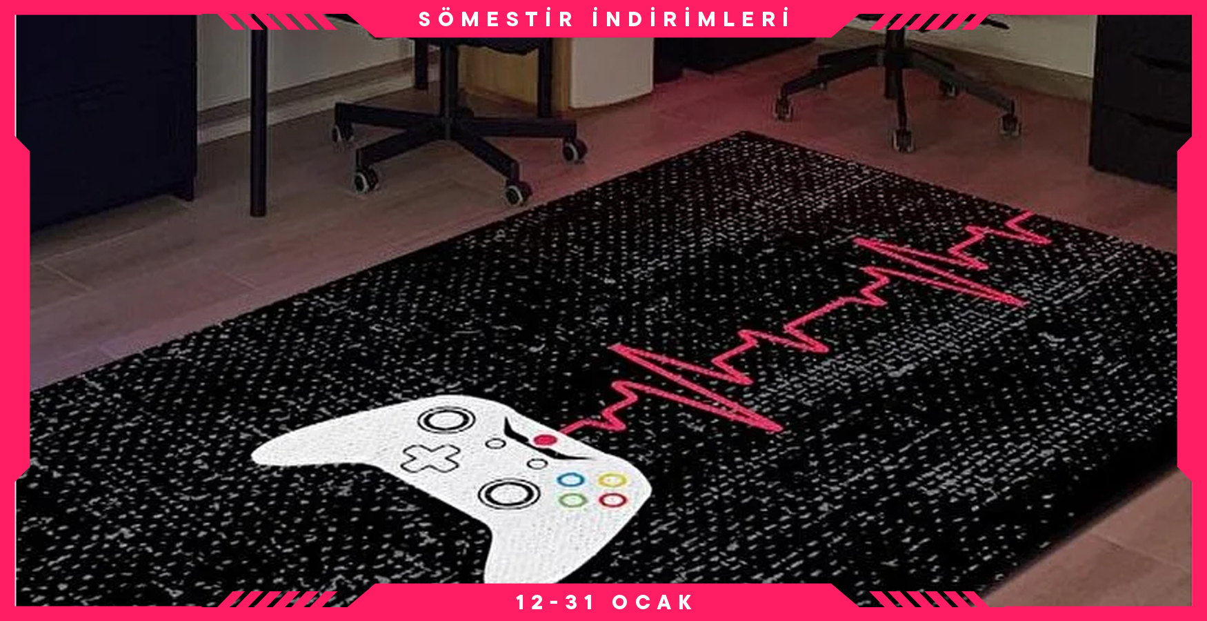 Bu Halı Tasarımı Gamer'lar İçin!