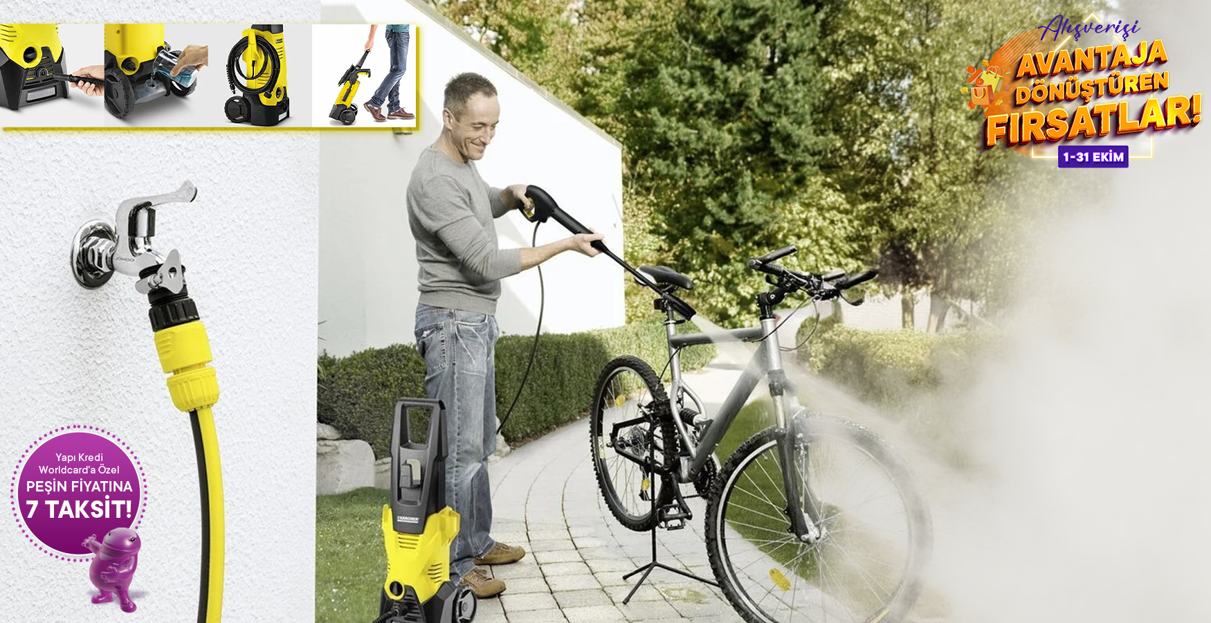 Karcher Basınçlı Yıkayıcılarda İndirimli Fiyatlar!