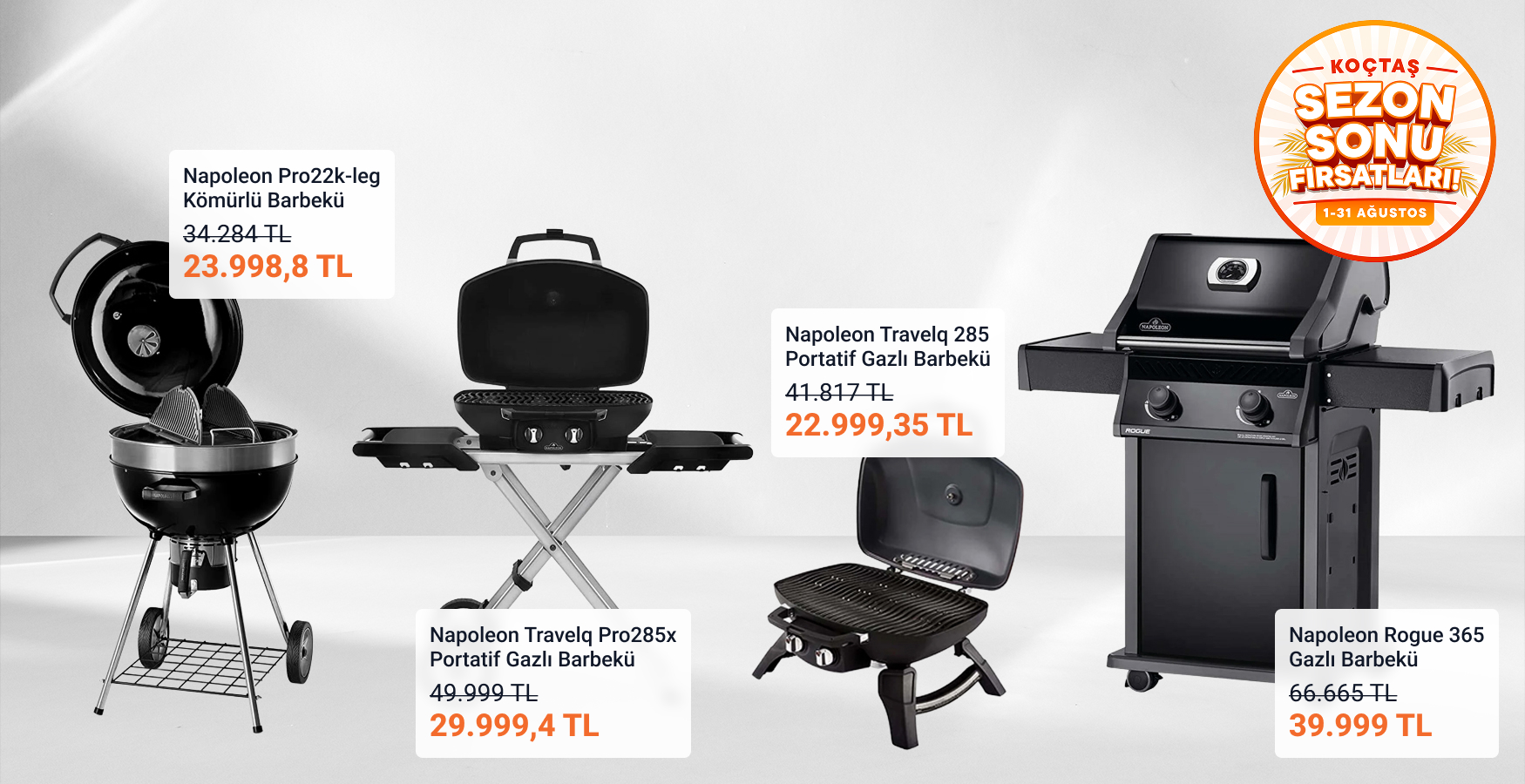 Mangal & Barbekülerde Deeev Fırsatlar!