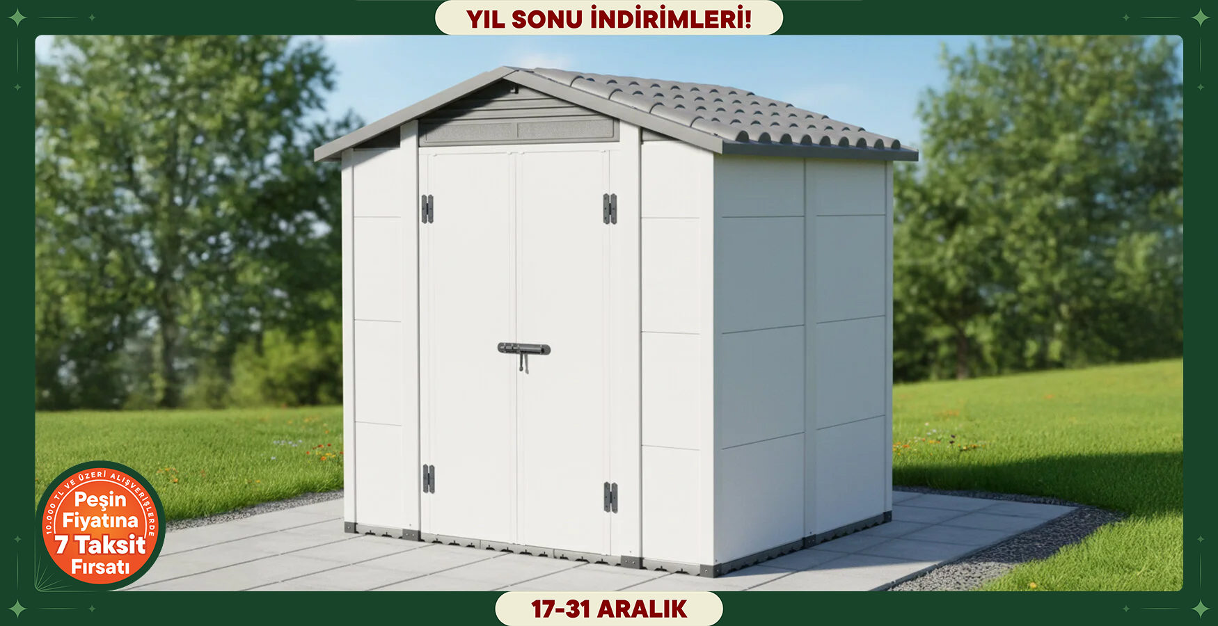 Bahçe Depolama Ürünlerinde Fırsat!