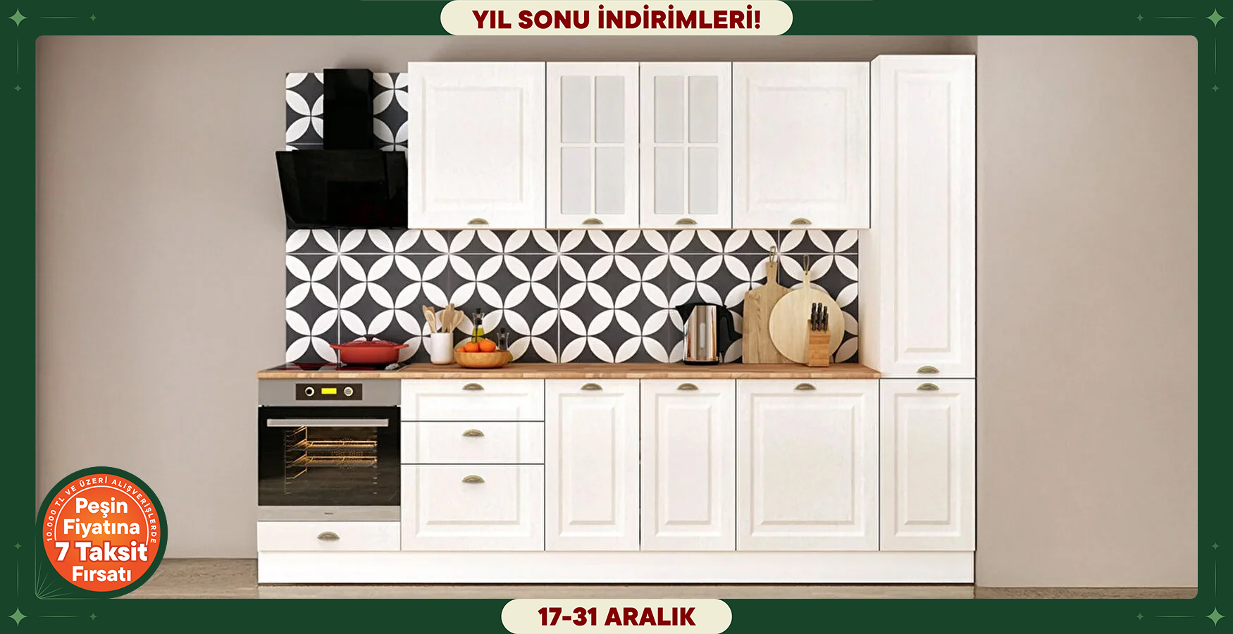 Hazır Dolaplarda %20'ye Varan Fırsat!