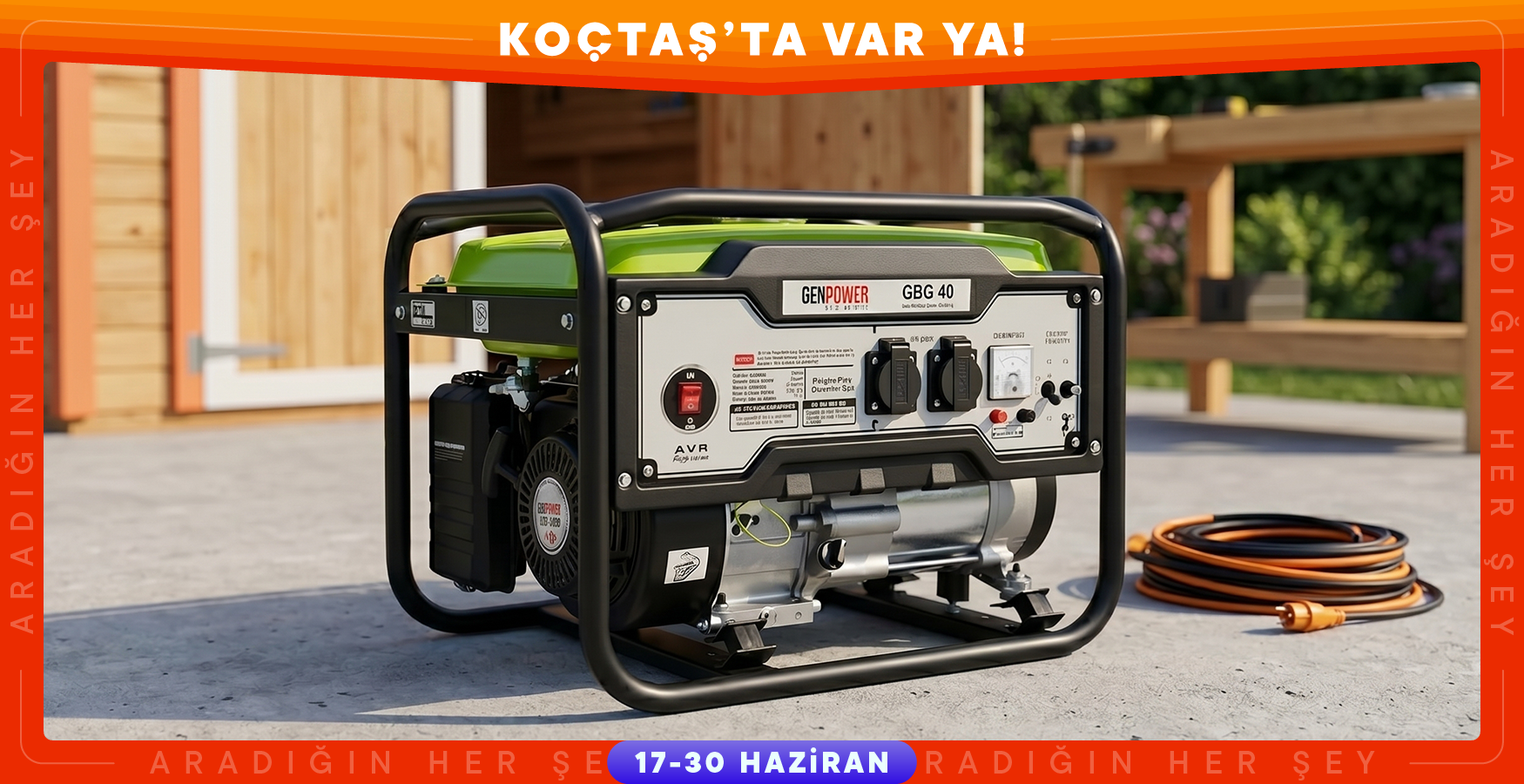 GenPower Jeneratörlerde %30'a Varan indirim