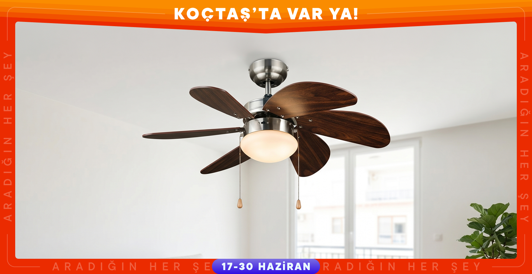 Yazın Kurtarıcısı Tavan Vantilatörleri