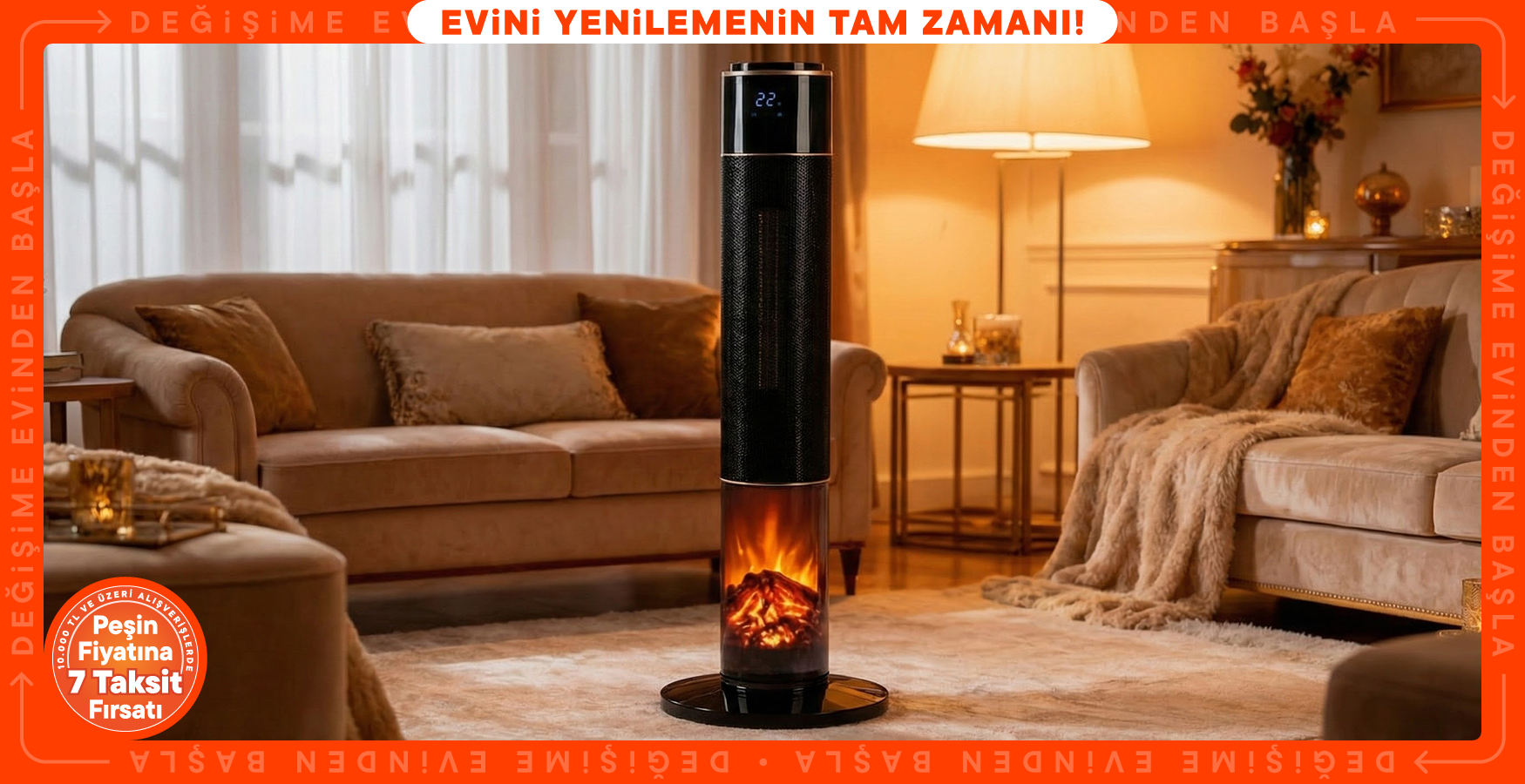 Eve Sıcaklık Katan Dekoratif Isıtıcılar