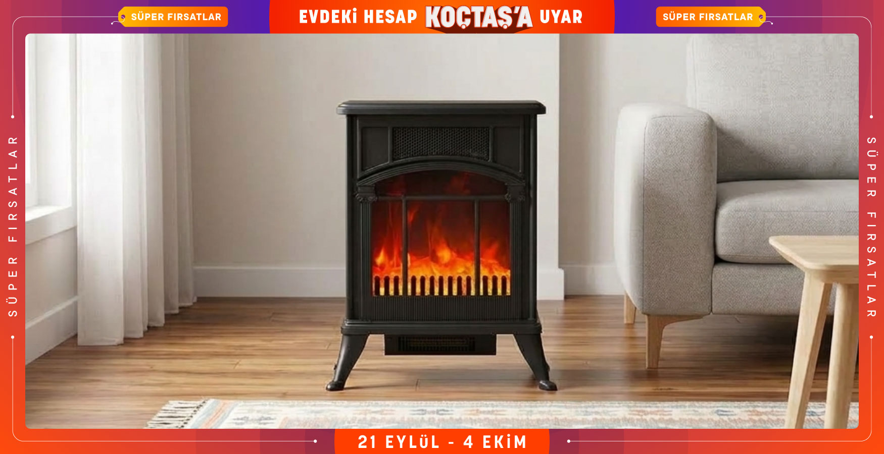  Hem Ev Hem İçin Isınsın: Şöminelerde Fırsat!