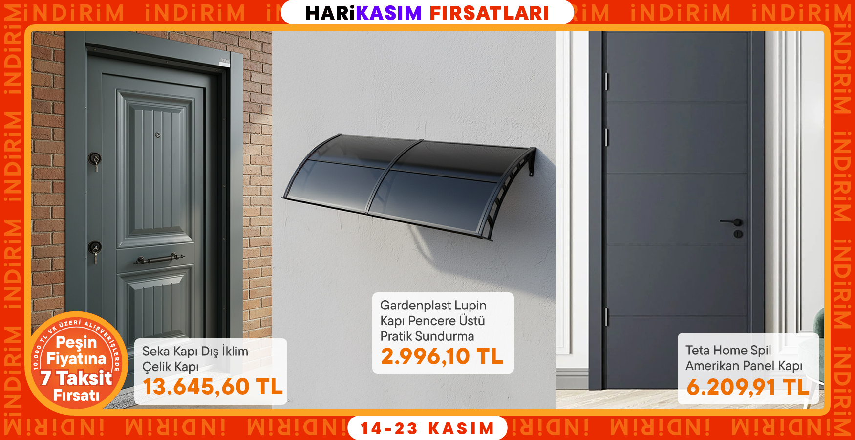 Tadilat Yapacaklara Özel Fırsatlar!