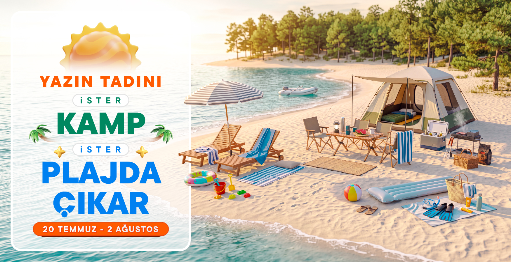  Eğlencenin Tam Zamanı! ⛺🥽